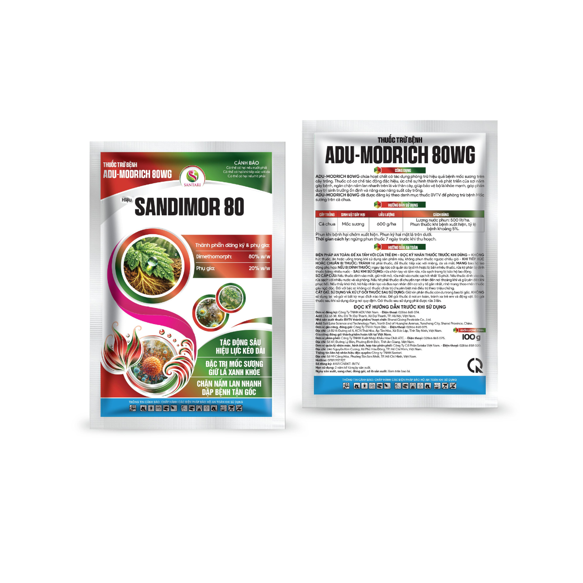 Sandimor 80 ADU-MODRICH 80WG gói 100g